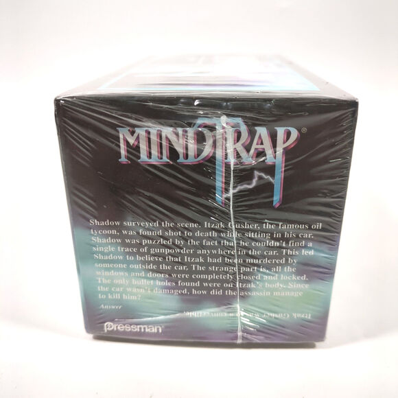 Vintage MindTrap Challenge Your Brain Game New Sealed Riddle Logic Pressman 1996 - Picture 5 of 6